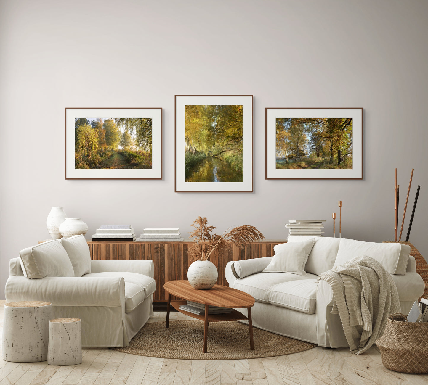 Jesień - droga wśród pól